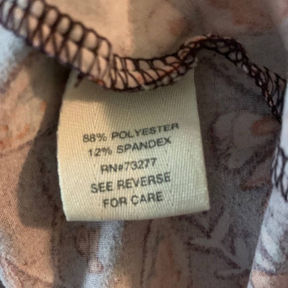 Black Shoulderless Dress with Orange Flowers - Picture 7 of 8